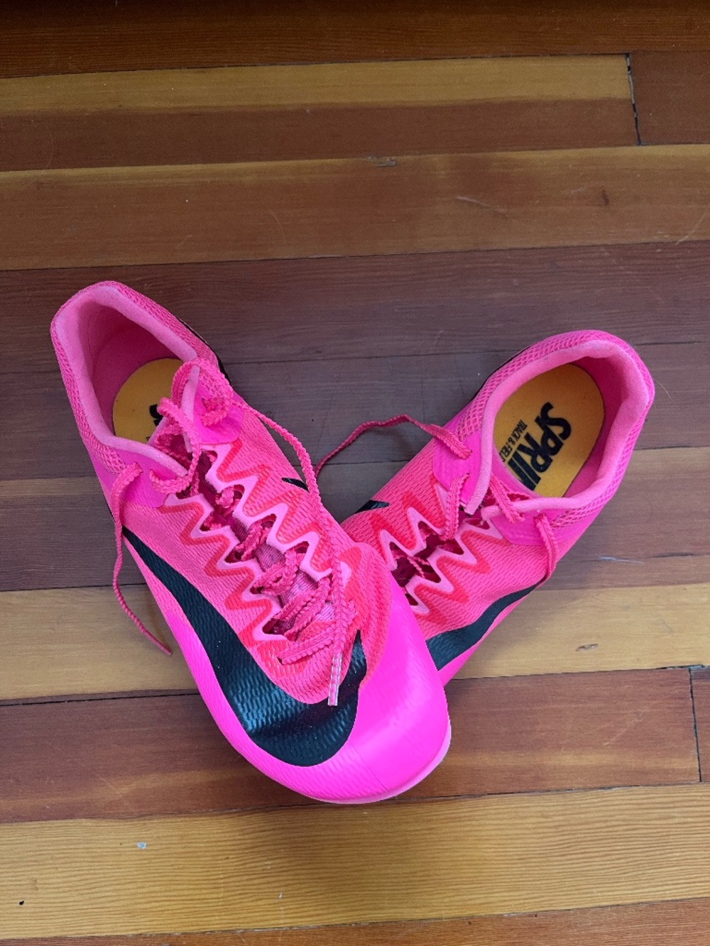 Nike Pink Size 9 Brand New Sprinting Spikes